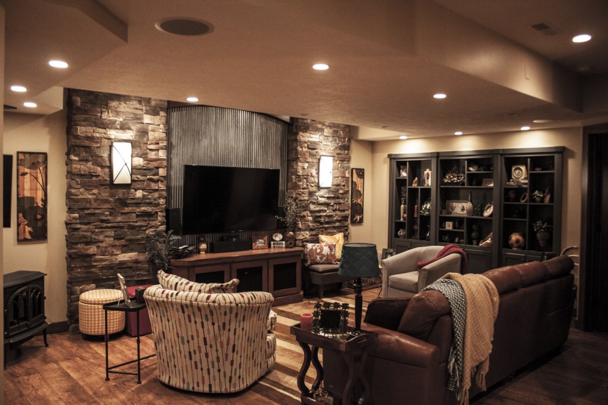 Entertainment Centers, BuiltIns & Bars Rustic Timber